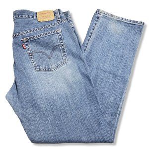 Levi's Y2K Nouveau Straight 505 Womens Size 16 Blue Jeans